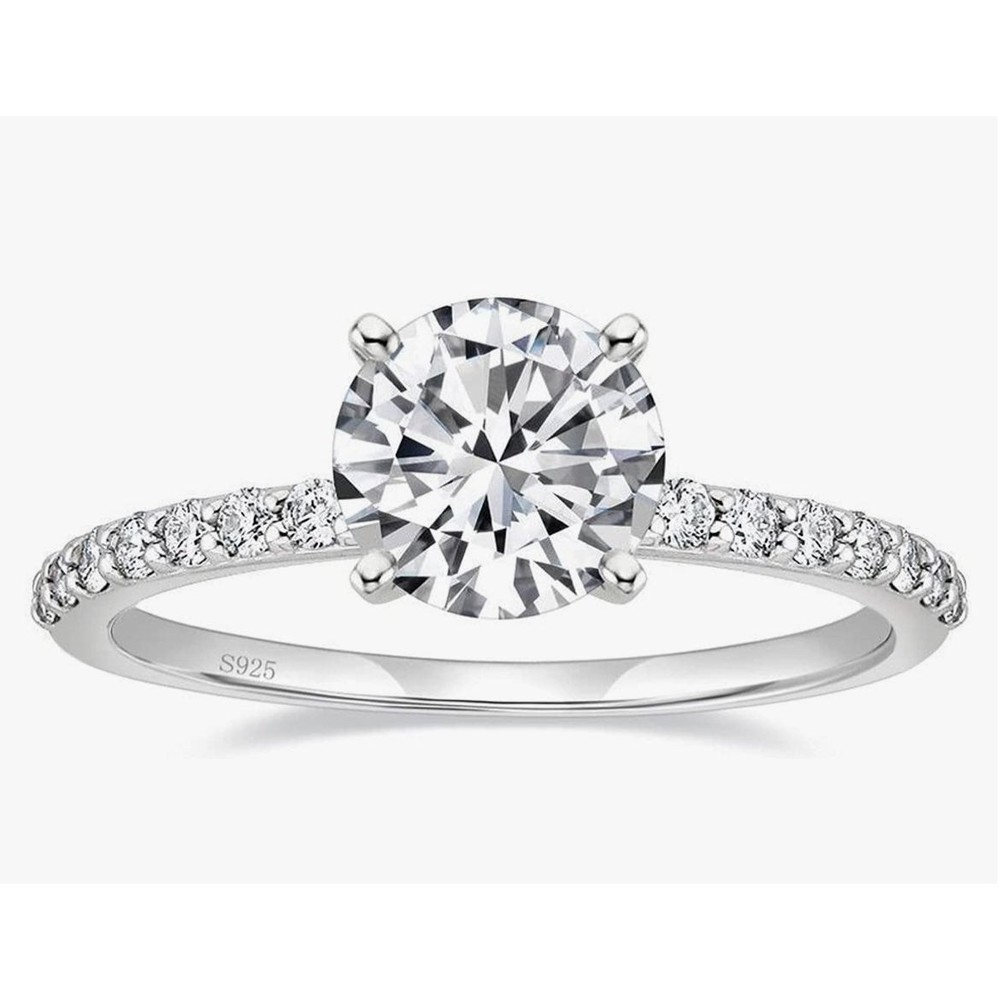 Single solitaire ring 1.25CT (size 5) S925